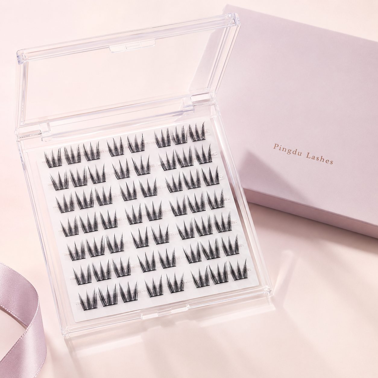 Cat Paw Refined 10-Row Pre-Glued Cluster Lashes