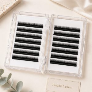 Custom 16-Row 0.07mm D Curl Volume Lash Extensions, 8–15mm