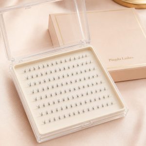 Custom 5–7mm Clear Band Bottom Lash Clusters