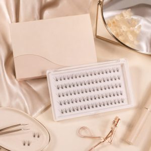 Natural Cluster Lashes Wholesale Private Label
