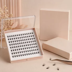 10 Row Pre-Glued Lash Clusters Wholesale Private Label Eyelashes