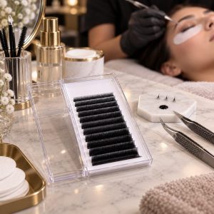 0.07mm Camellia lash extensions mixed length volume tray