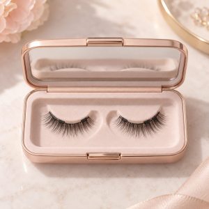 Natural half soft magnetic lashes for wholesale and private label brands