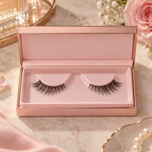 Private label natural half strip lashes with soft outer corner effect for beauty brands