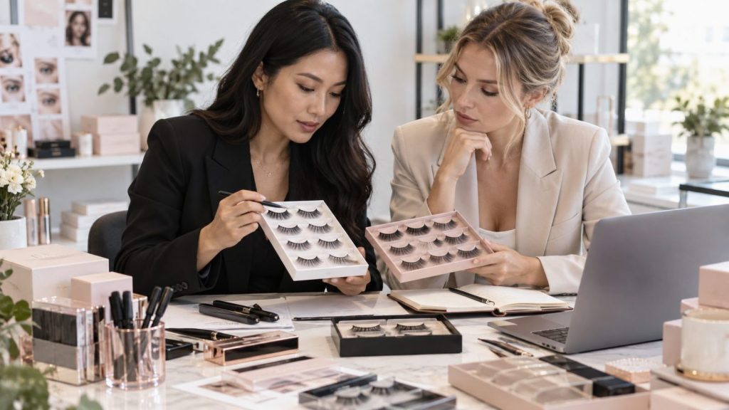 Lash brand comparing a second lash supplier for wholesale orders