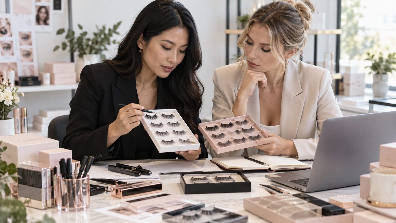 Lash brand comparing a second lash supplier for wholesale orders