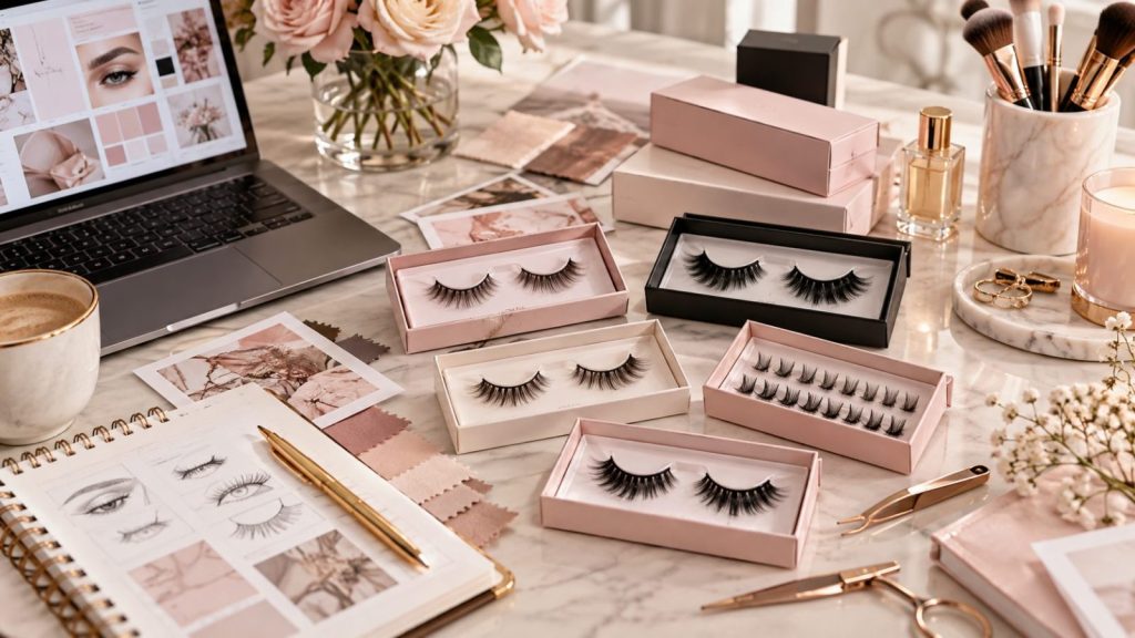 New lash brand owner selecting private label lash products