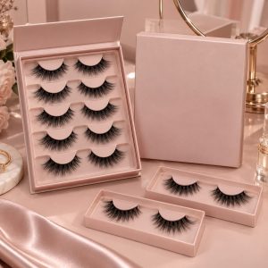 Private label wispy strip lashes collection for beauty brands