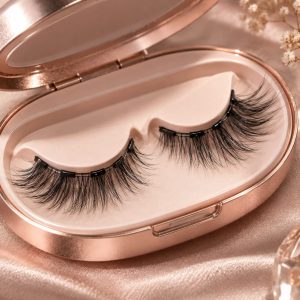 Wispy cat eye magnetic lashes for private label beauty brands